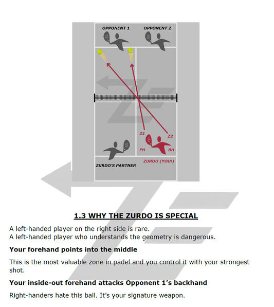 Advantage Zurdo - English